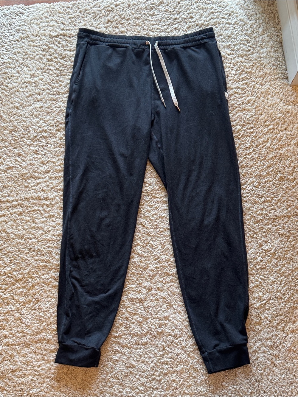 Vuori Black Jogger Pants with Drawstring